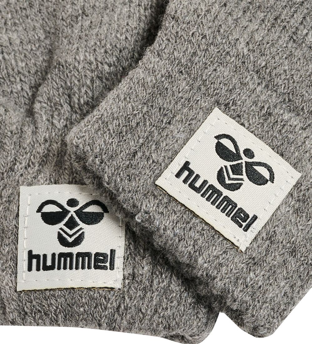 Hummel Handschuhe - Stickat - Gestrickt - Medium Melange