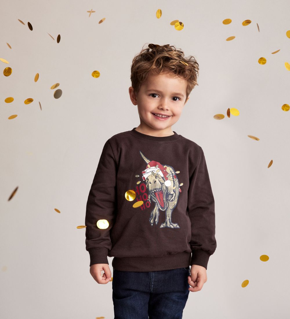 Minymo Sweatshirt w. Sound - Java w. Yuletide