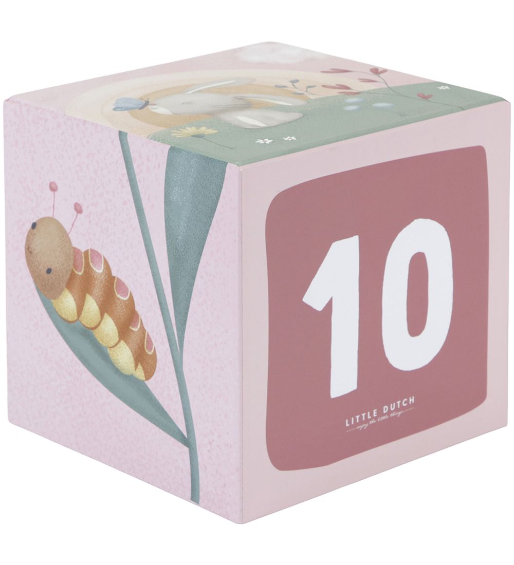 Little Dutch Stacking Blocks - Cardboard - Flowers & Butterflies