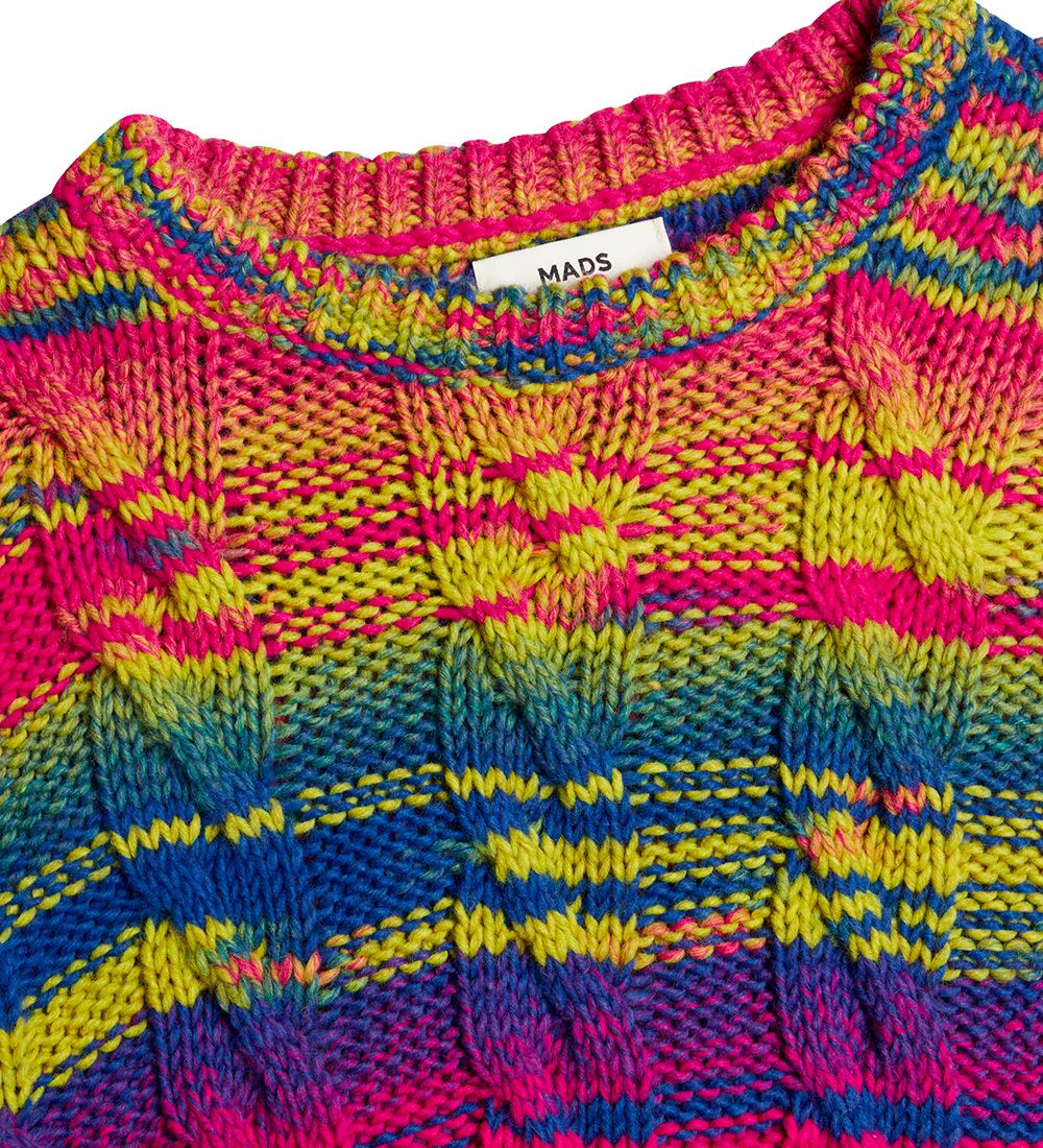 Mads Nørgaard Tröja - Ull/Akryl - Kolly Sweater - Purple Multi