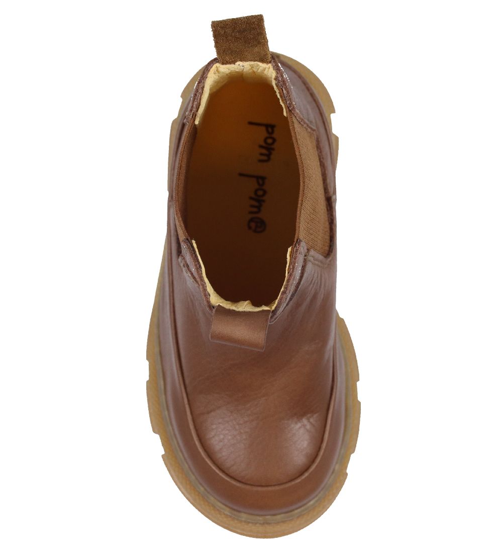 Pom Pom - Chunky Chelsea Boot - Camel
