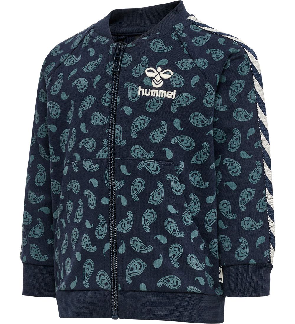 Hummel Cardigan - HmlPaisley Zip - Black Iris
