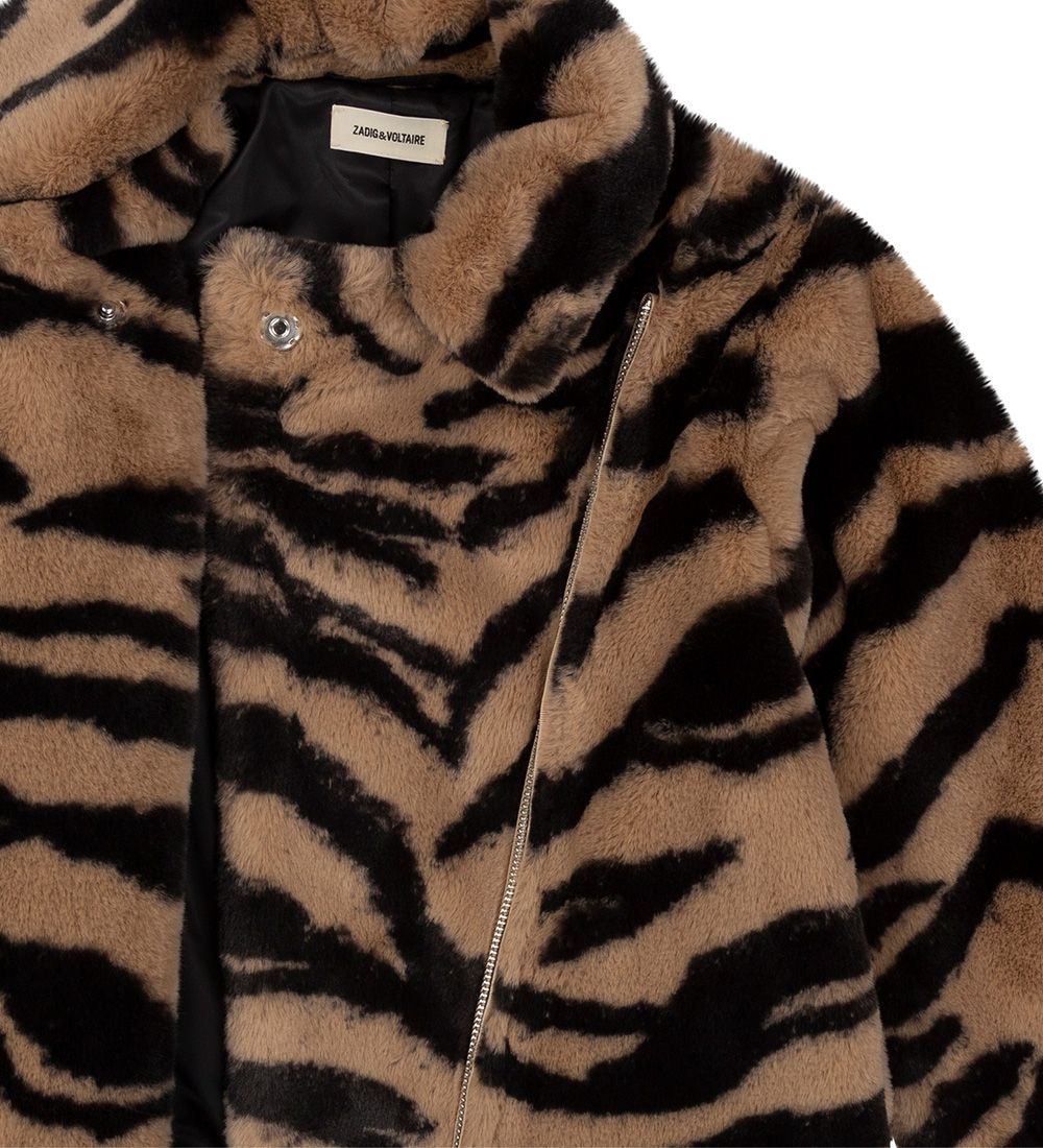 Zadig & Voltaire Jacket - Faux Fur - Wild Sound - Sand