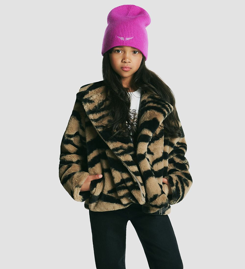 Zadig & Voltaire Jacket - Faux Fur - Wild Sound - Sand