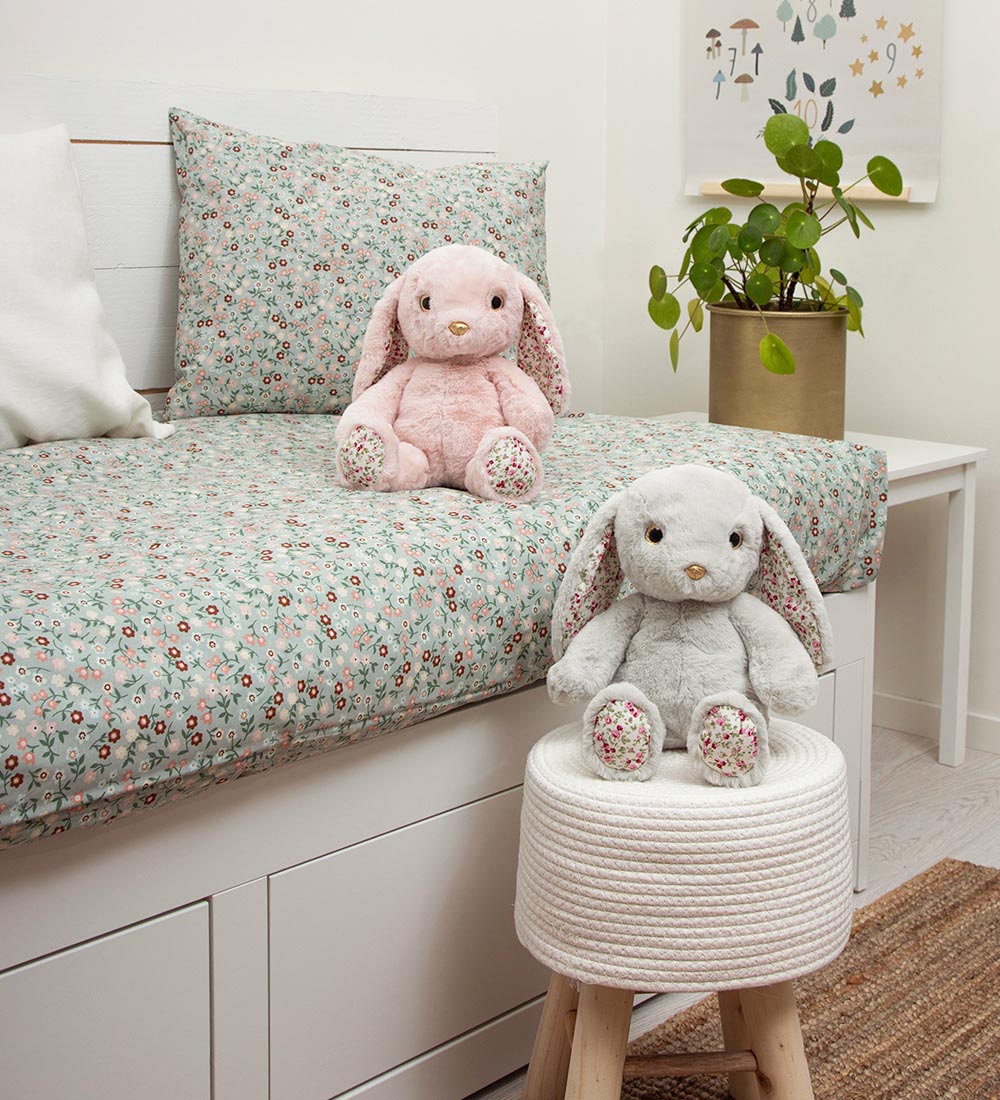 Teddykompaniet Soft Toy - Bunnies - 35 cm - Flora in dusty pink