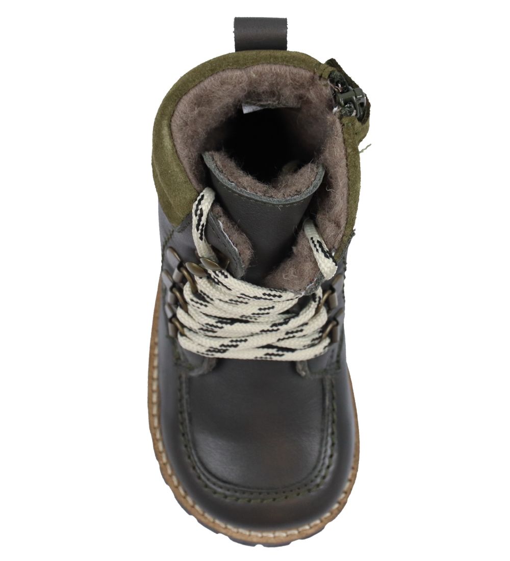 Pom Pom Winter Boots Boots - Lace Boot Tex - Dark Pine