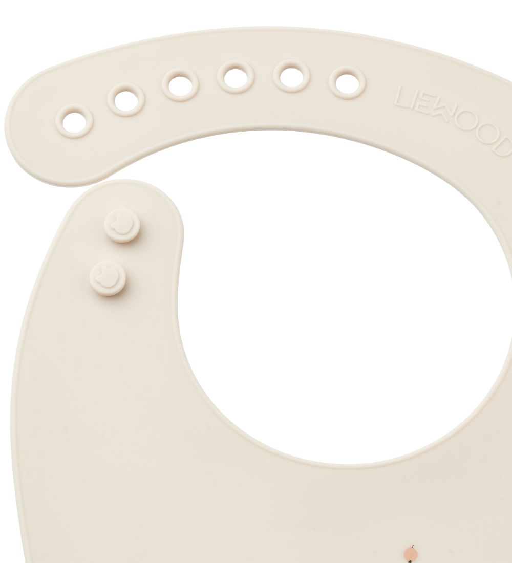 Liewood Bib - Tilda - 2-Pack - Peach/Sea Shell Mix