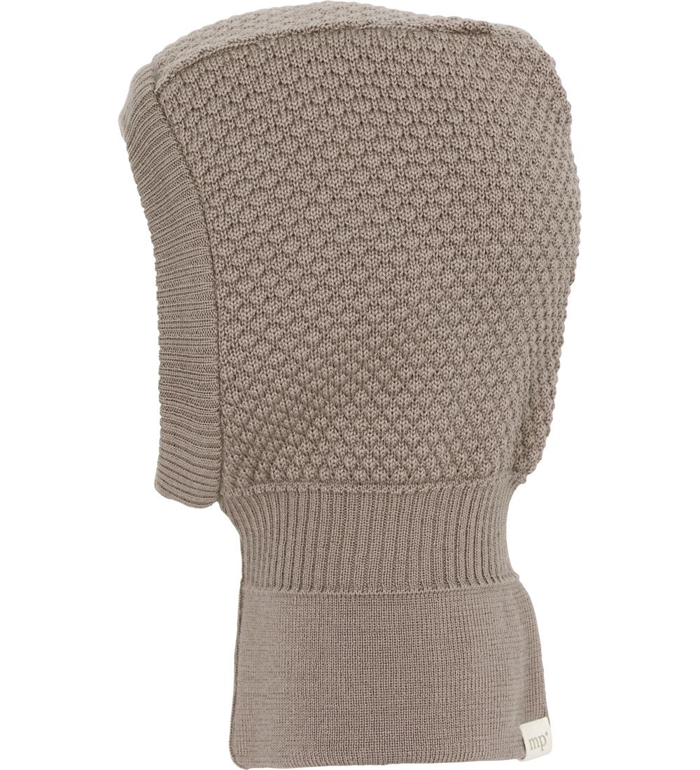 MP Balaclava - 2-layer - Wool - Light Brown Melange