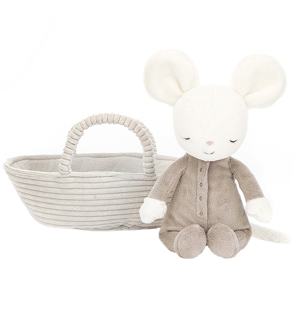 Jellycat Kuscheltier - 19 cm - Rock-A-Bye Mouse