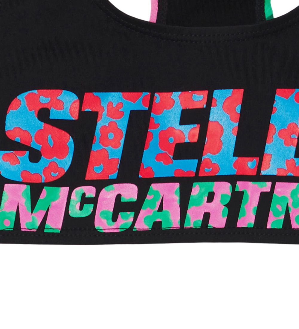Stella McCartney Kids Íþróttatoppur - Svart M. Prentað