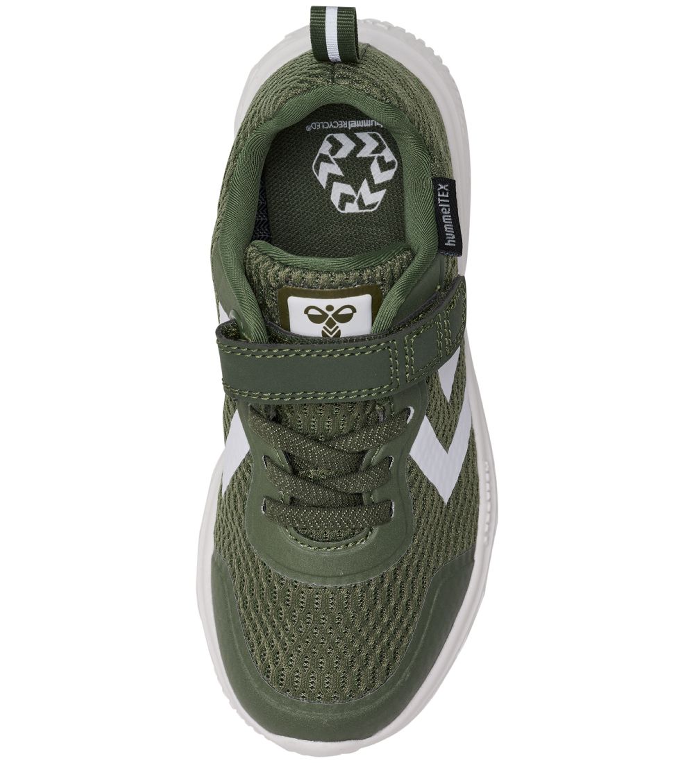 Hummel Skor - Actus Recycled Tex Jr - Dark Olive