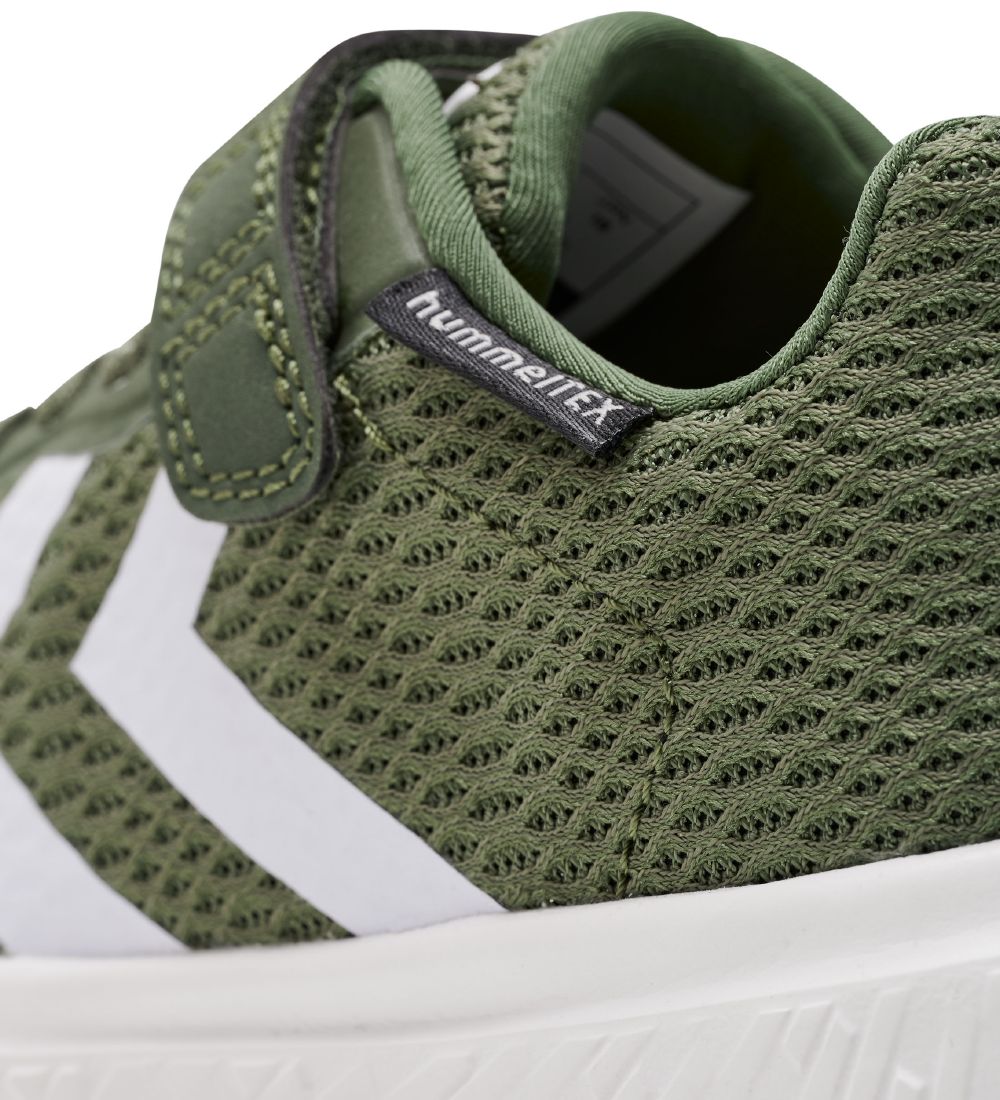 Hummel Skor - Actus Recycled Tex Jr - Dark Olive