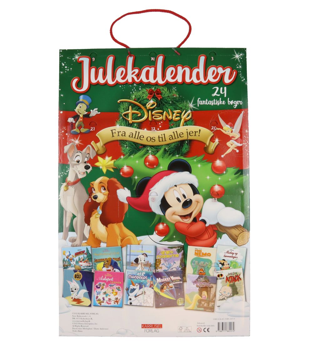 Karrusel Forlag Advent Calendar - Disney - 24 Books