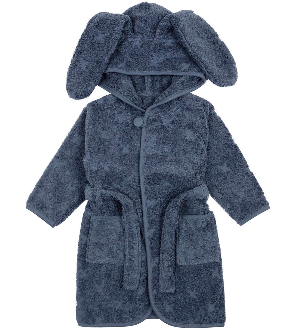 Müsli Bathrobe - Bunny - Indigo