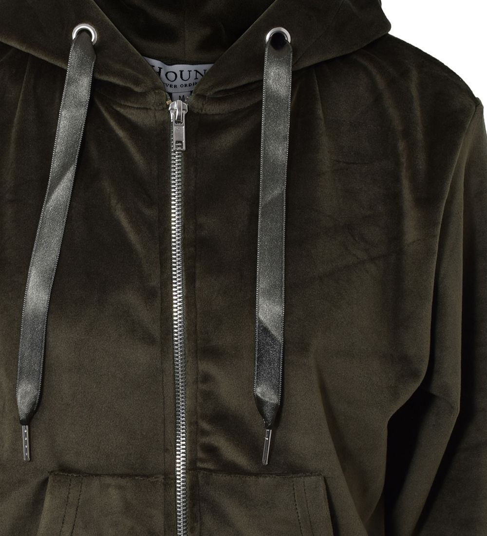 Hound Cardigan - Velvet - Green