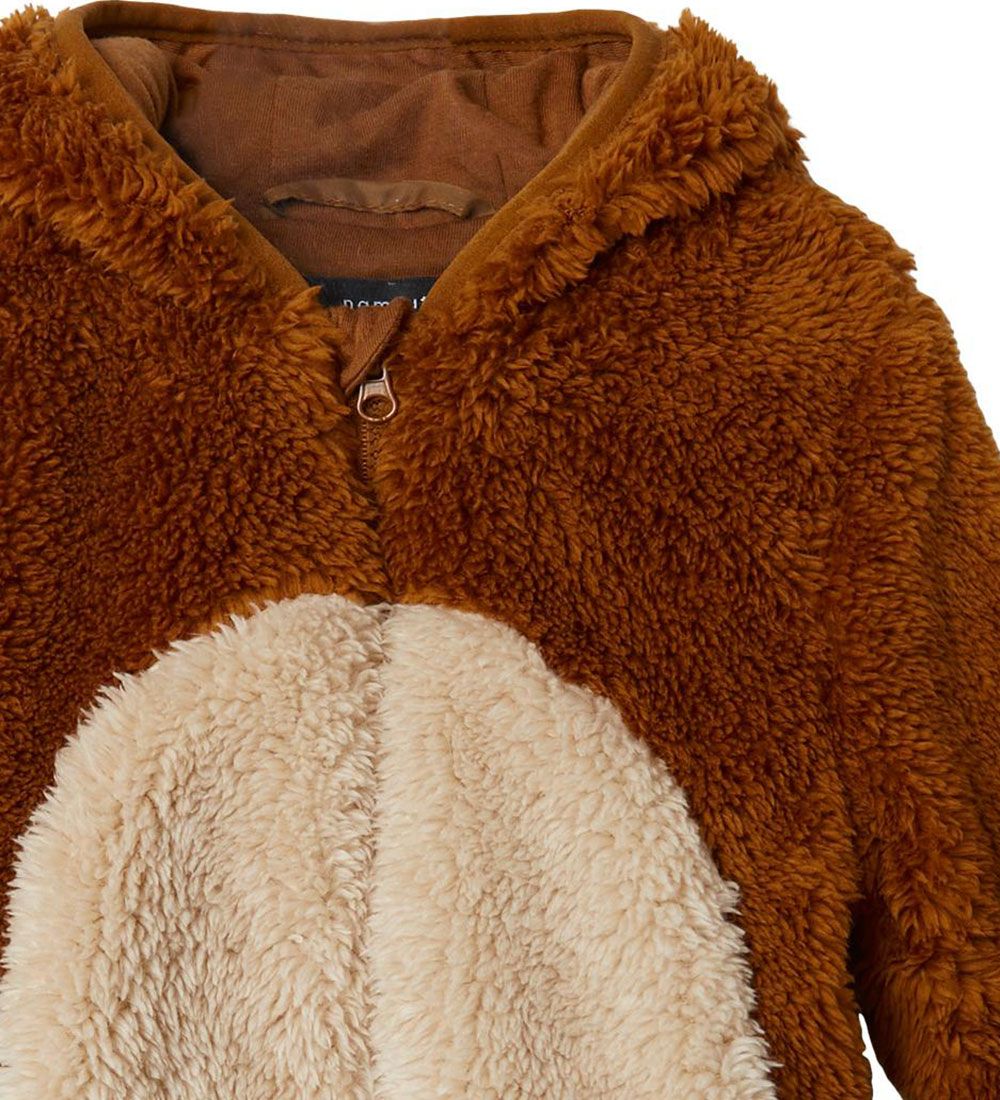 Name It Fleece Suit - NbnMas - Rubber/Reindeer