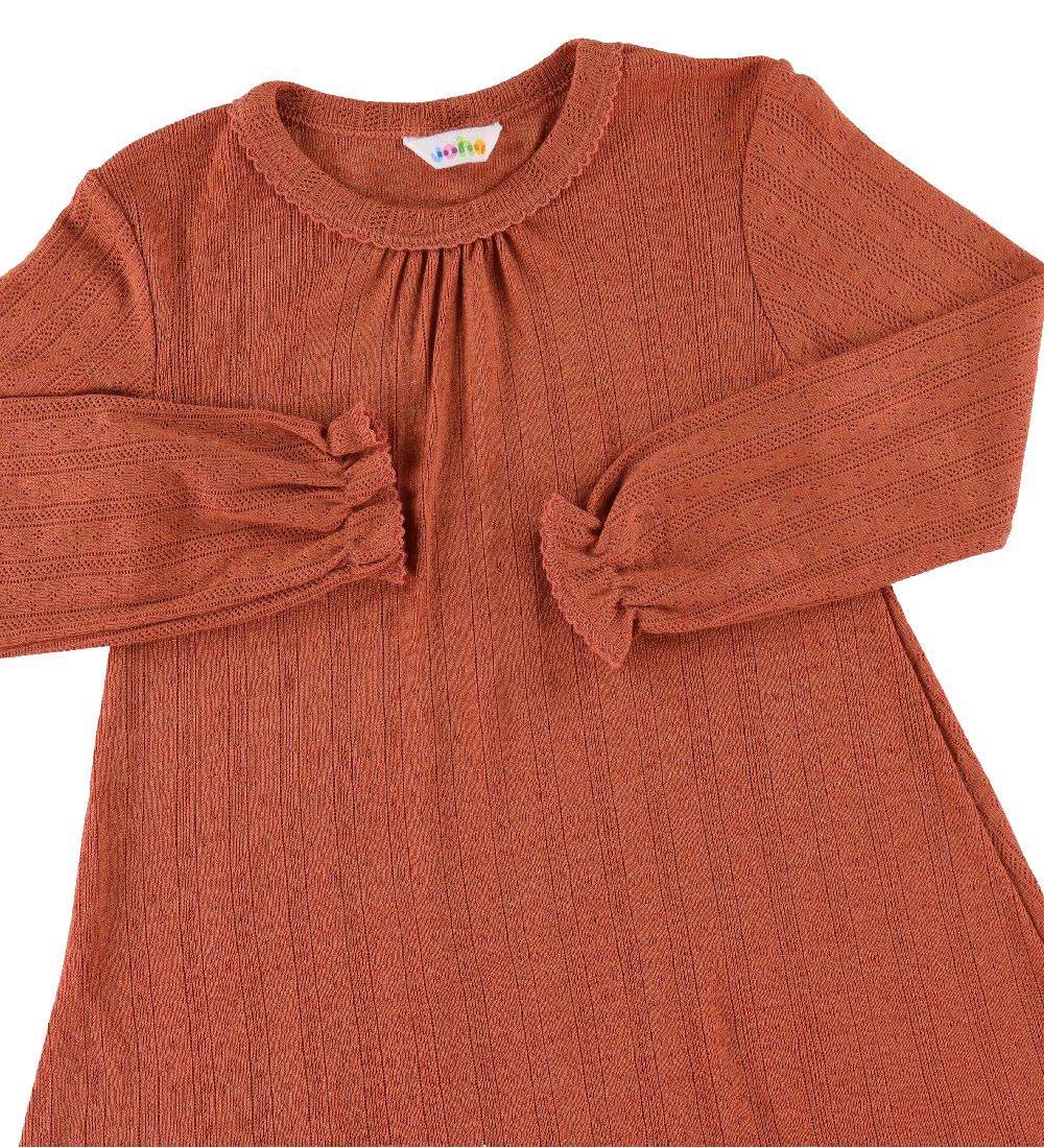 Joha Dress - Wool/Silk - Orange
