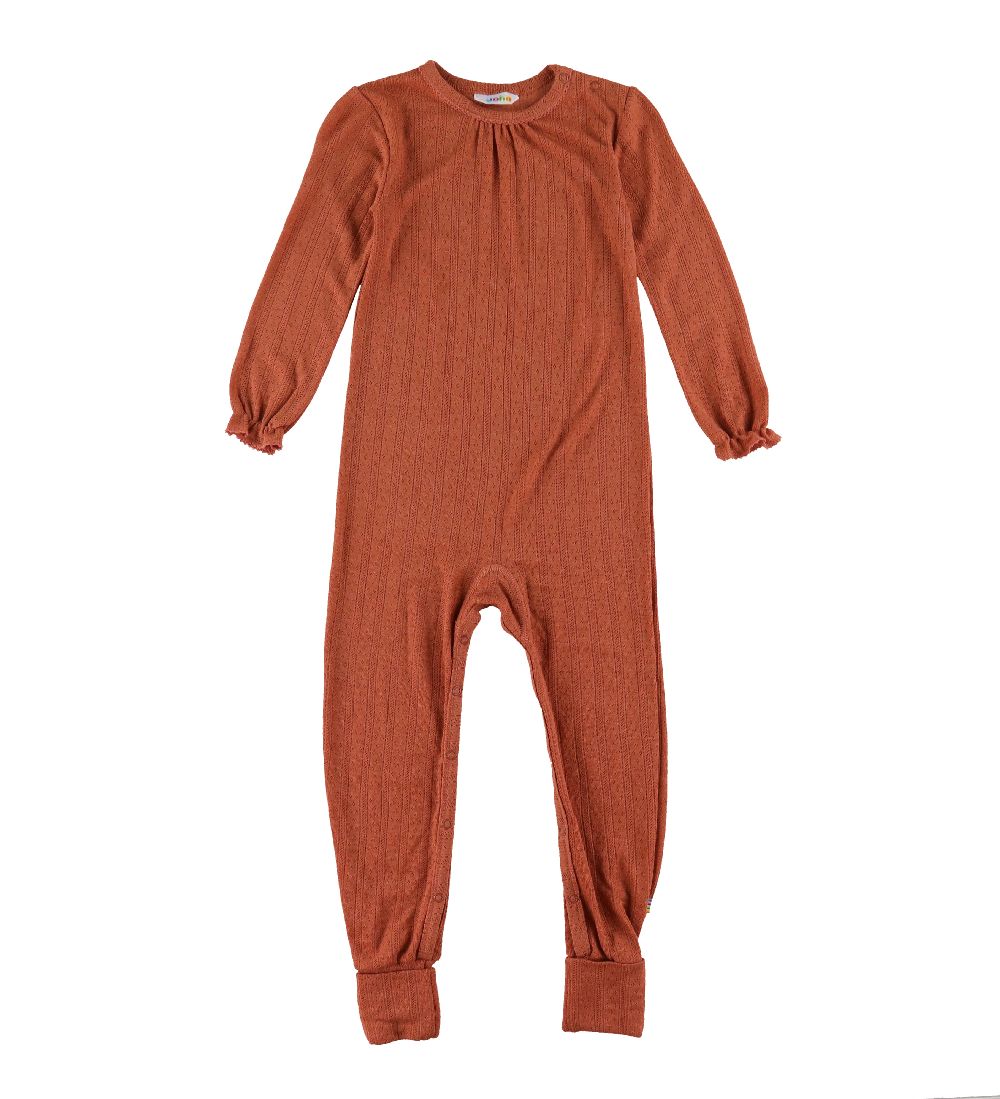 Joha Jumpsuit - Wool/Silk - Orange
