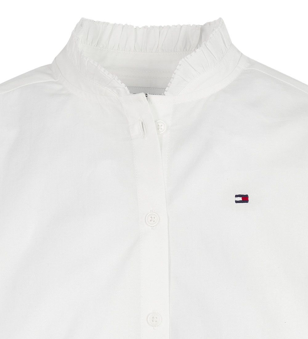 Tommy Hilfiger Hemd - Ruffle - Weiß