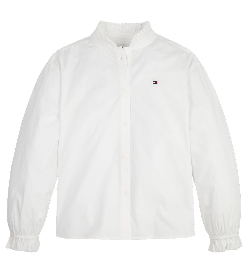 Tommy Hilfiger Hemd - Ruffle - Weiß