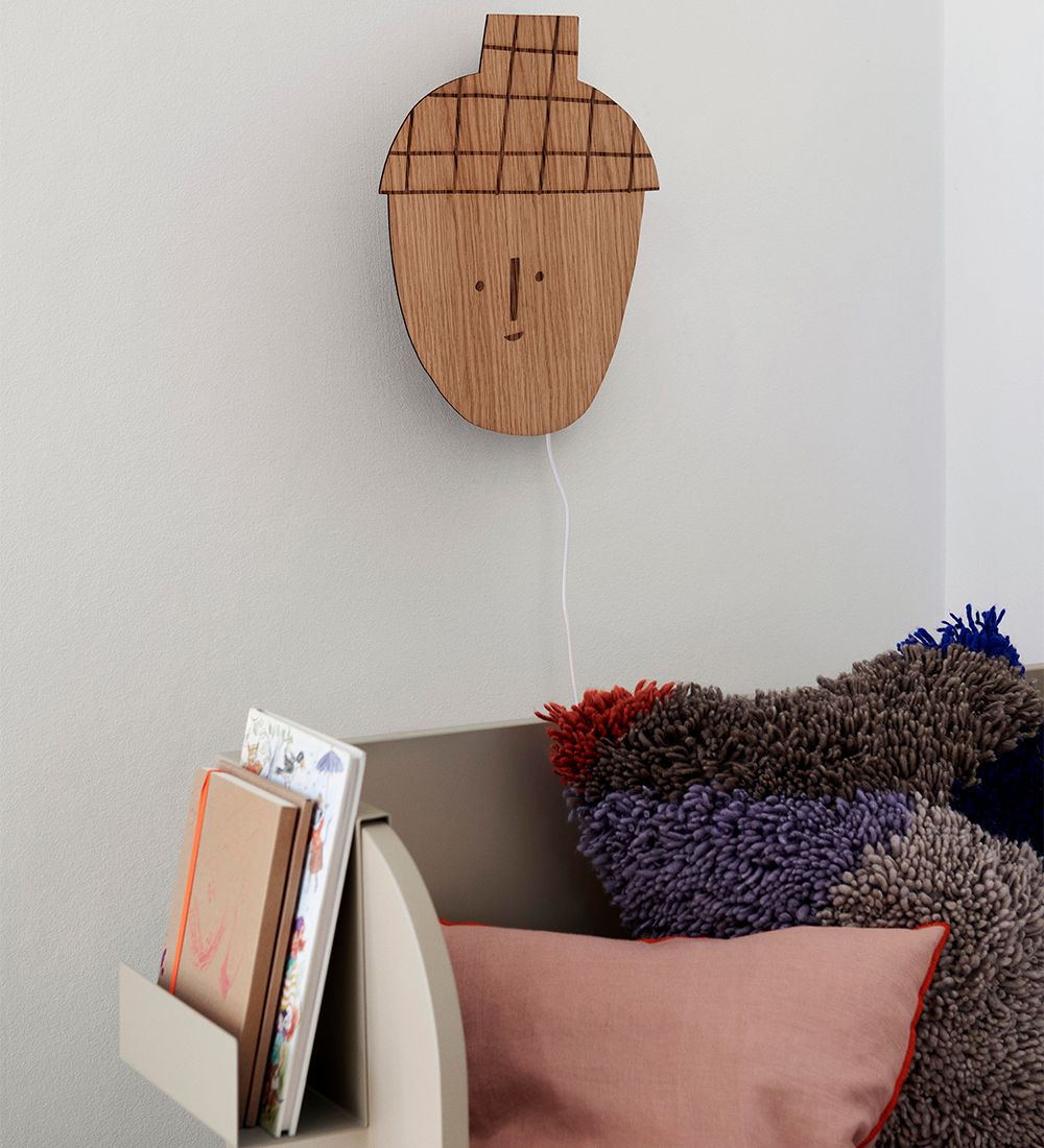 ferm Living Lamp - Acorn Lamp - Oiled Oak