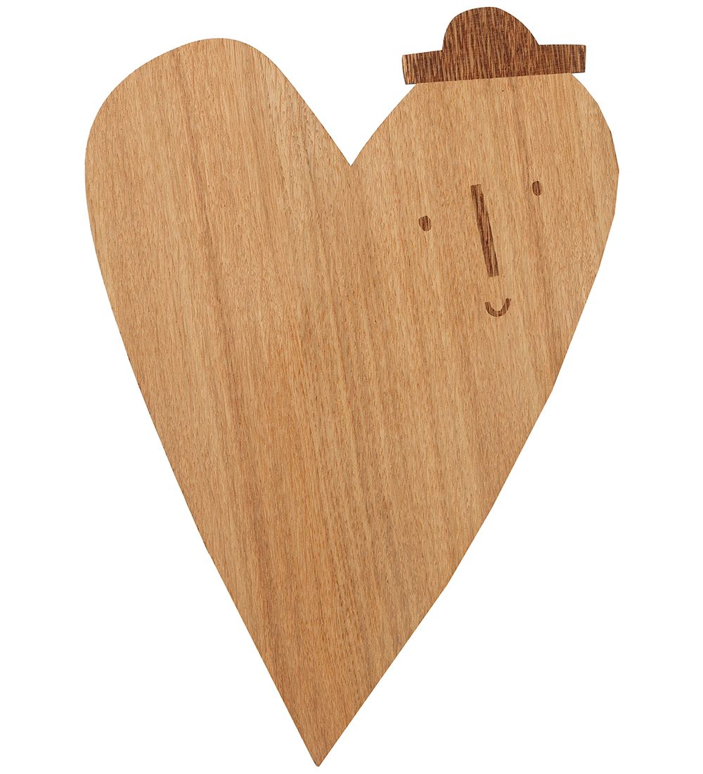 ferm Living Lamp - Heart Lamp - Oiled Oak