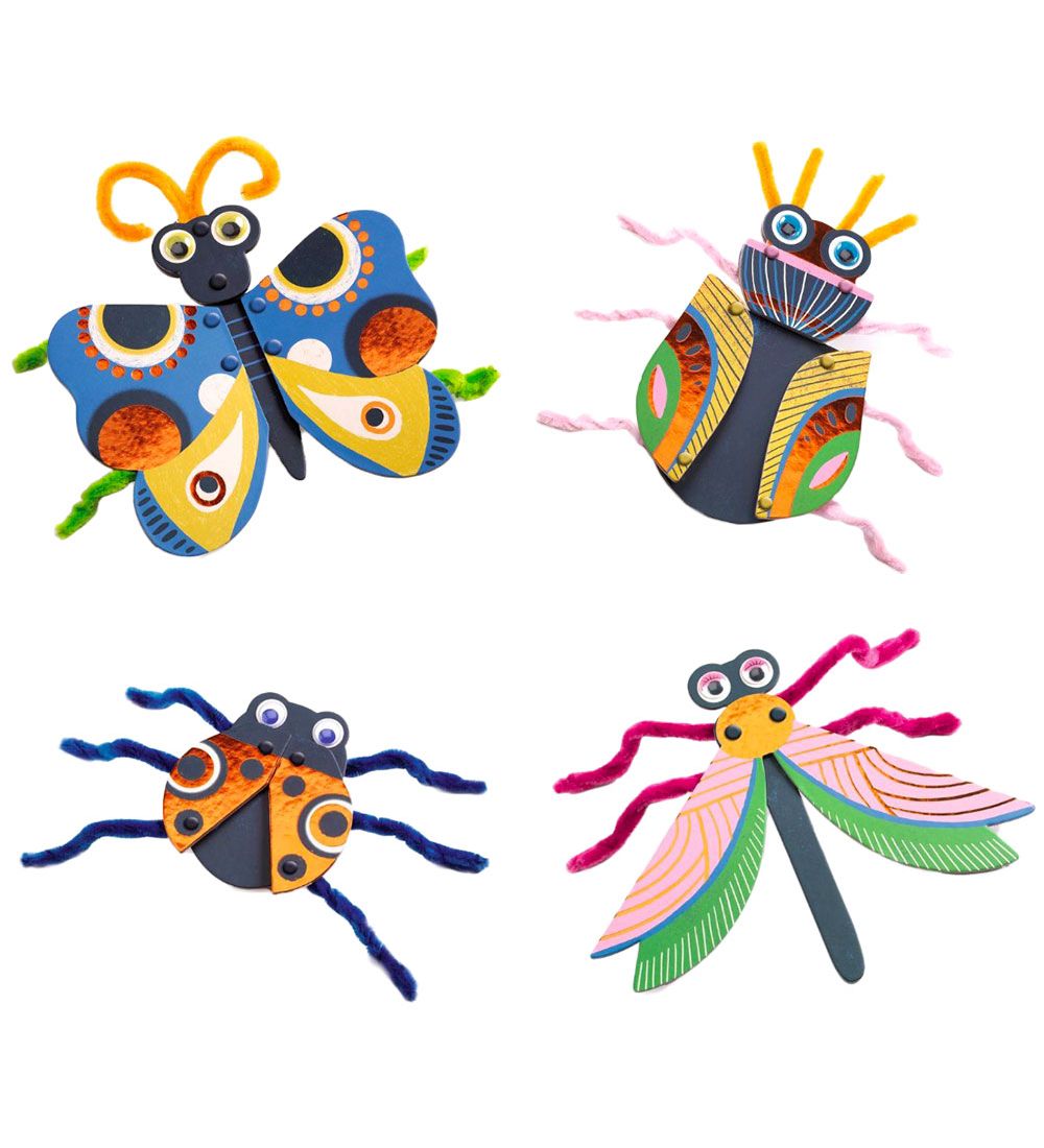Djeco Creation Set - DIY - Pull On String - Small Animal And Pip
