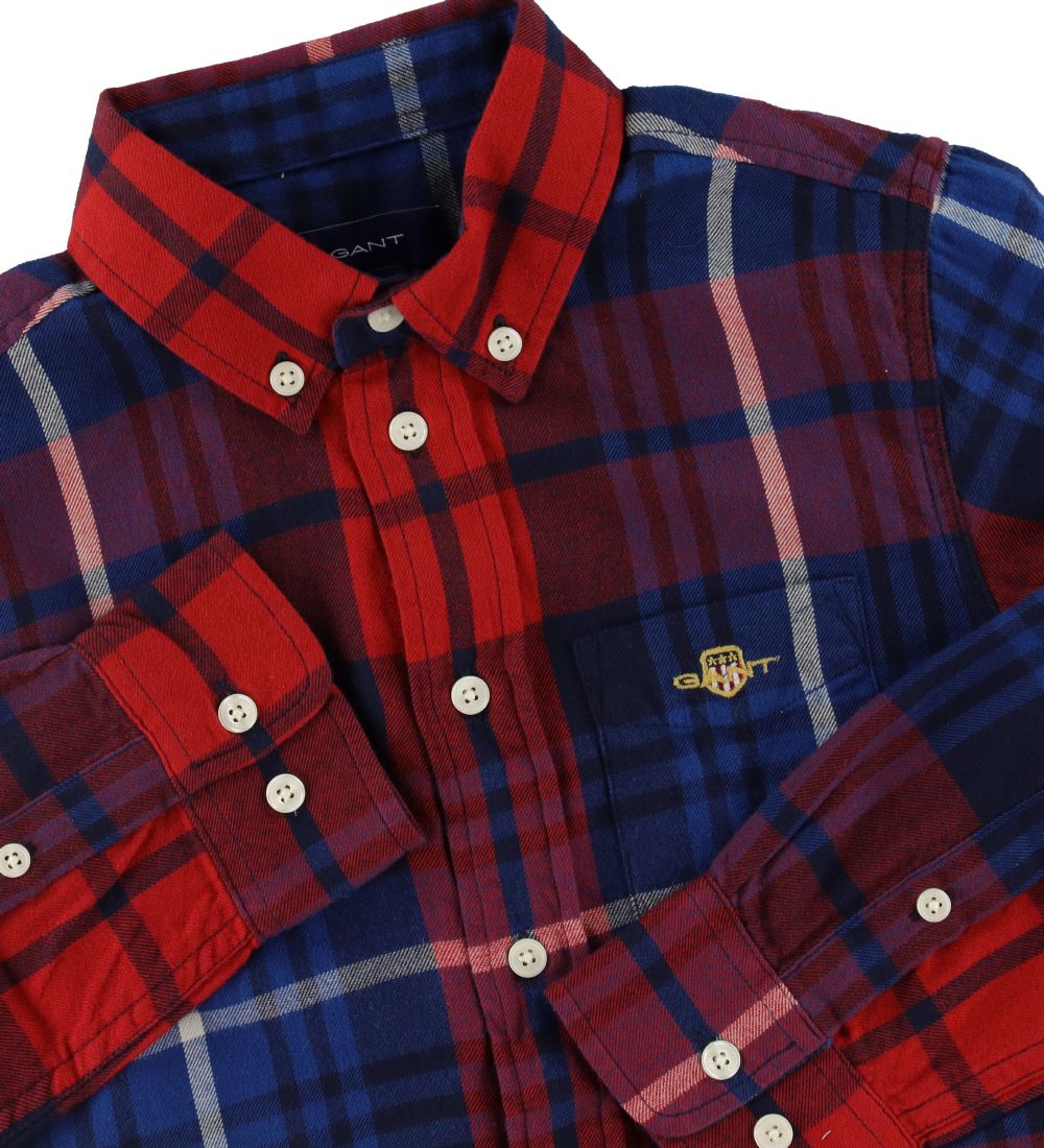 GANT Shirt - Blanket Flannel - Ruby Ed