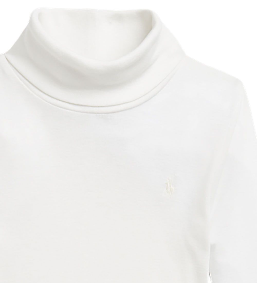 Polo Ralph Lauren Blouse w. Turtleneck - Classic V - White