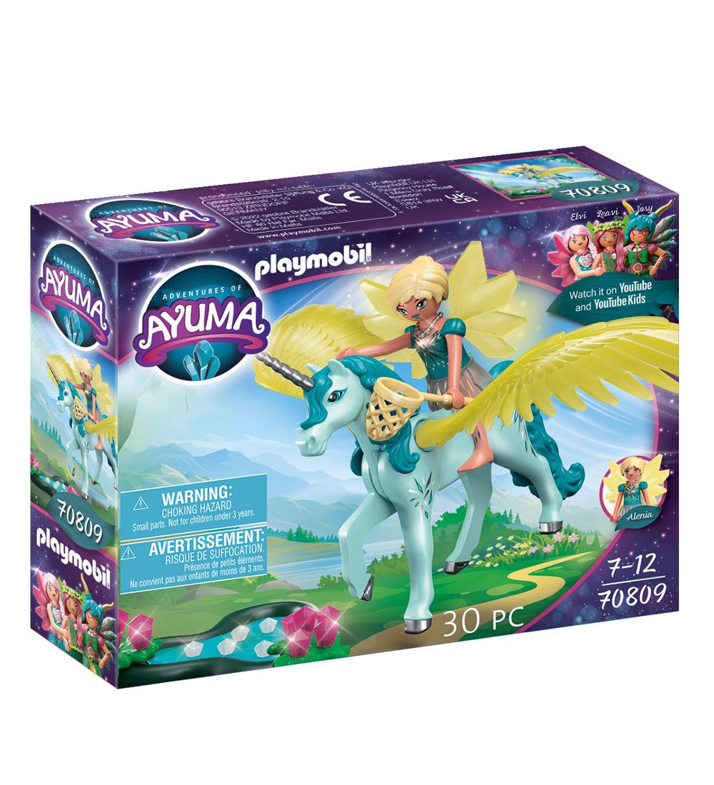 Playmobil Ayuma - Crystal Fairy With Unicorn - 70809 - 30 Parts
