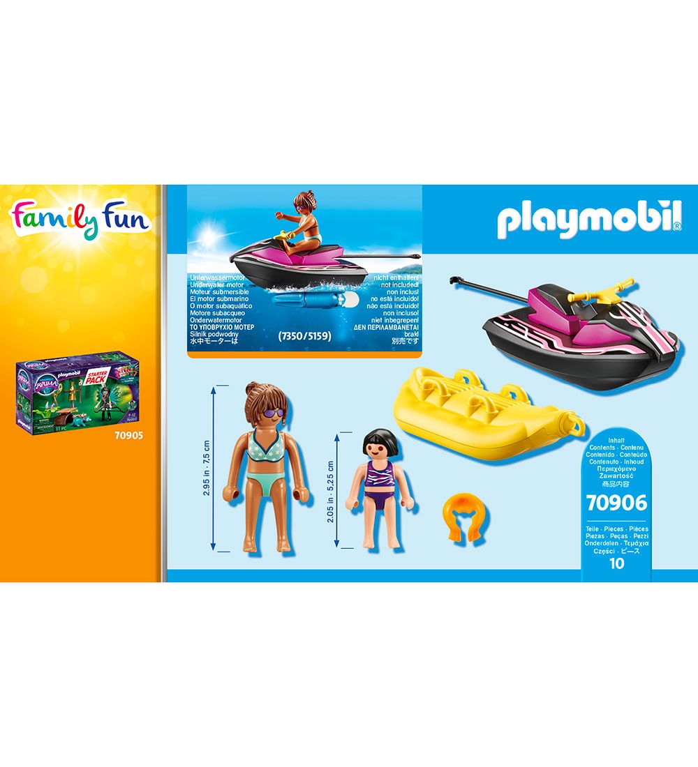 Playmobil Family Fun - Starts Pack Jet Ski With Banana Boat - 7