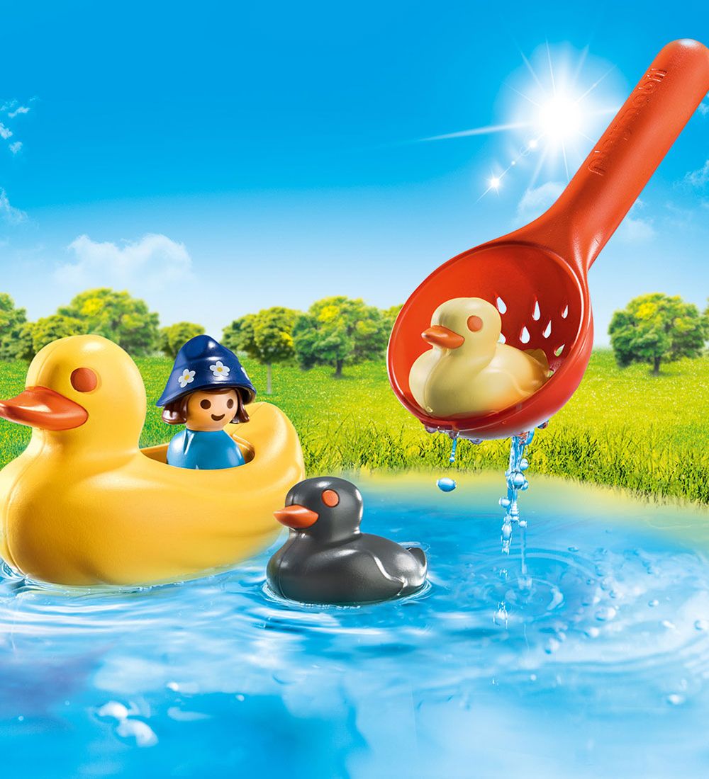 Playmobil 1.2.3 Aqua - Duck family - 70271 - 5 Parts
