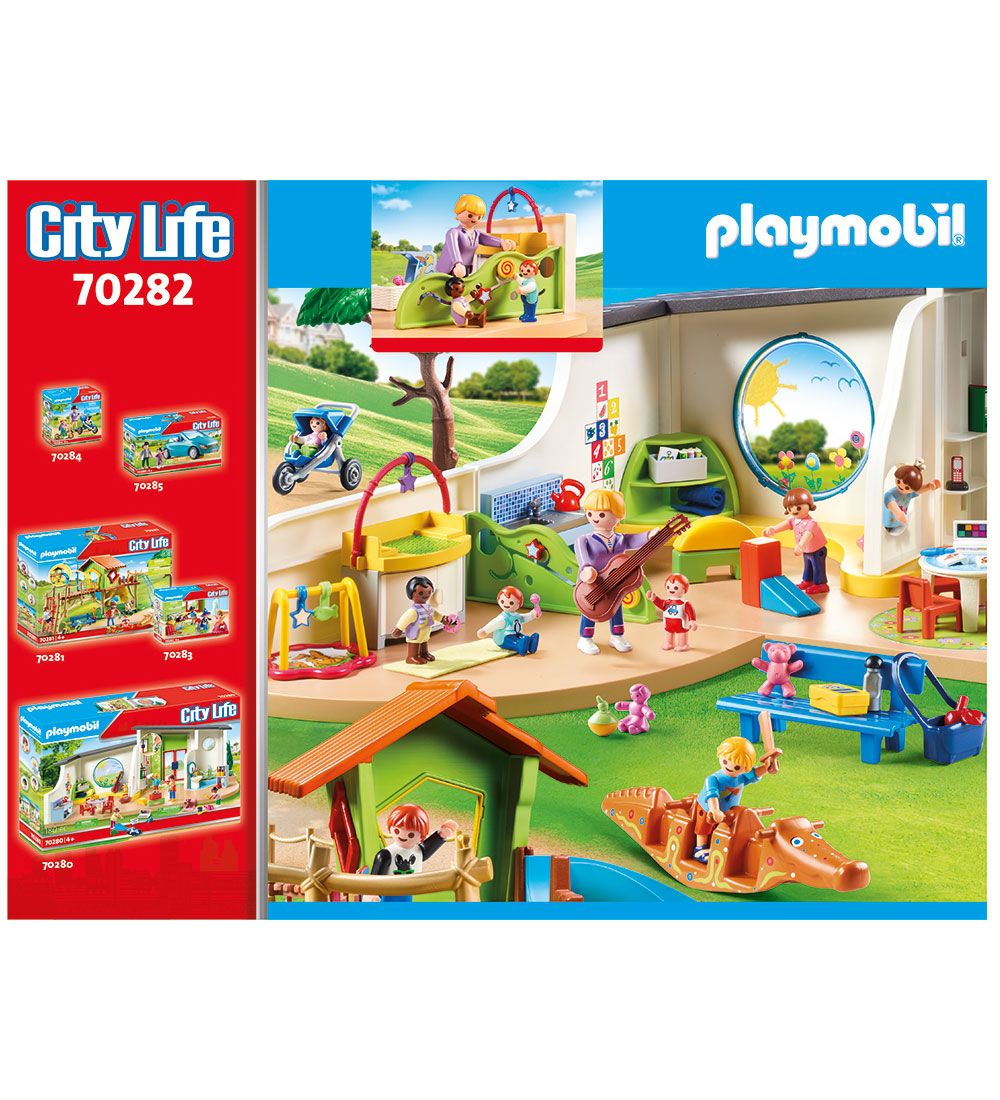 - Groupe maternelle Playmobil City Life - 70282 - 40 Parties