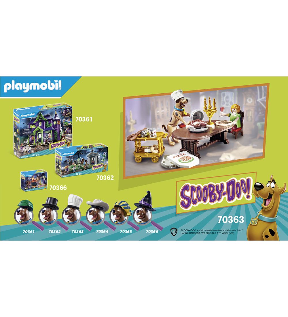 Playmobil Scooby-Doo - Dinner With Shaggy - 70363 - 42 Parts