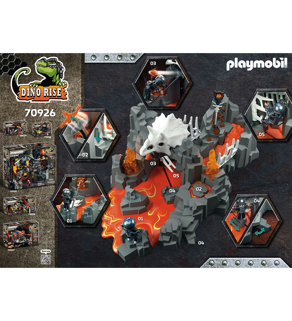 Playmobil Dino Rise - Vogter Af Lavakilden - 70926 - 43 Parts