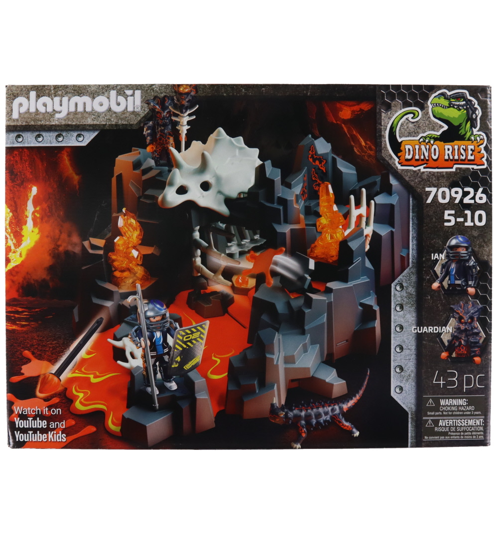 Playmobil Dino Rise - Vogter Af Lavakilden - 70926 - 43 Parts
