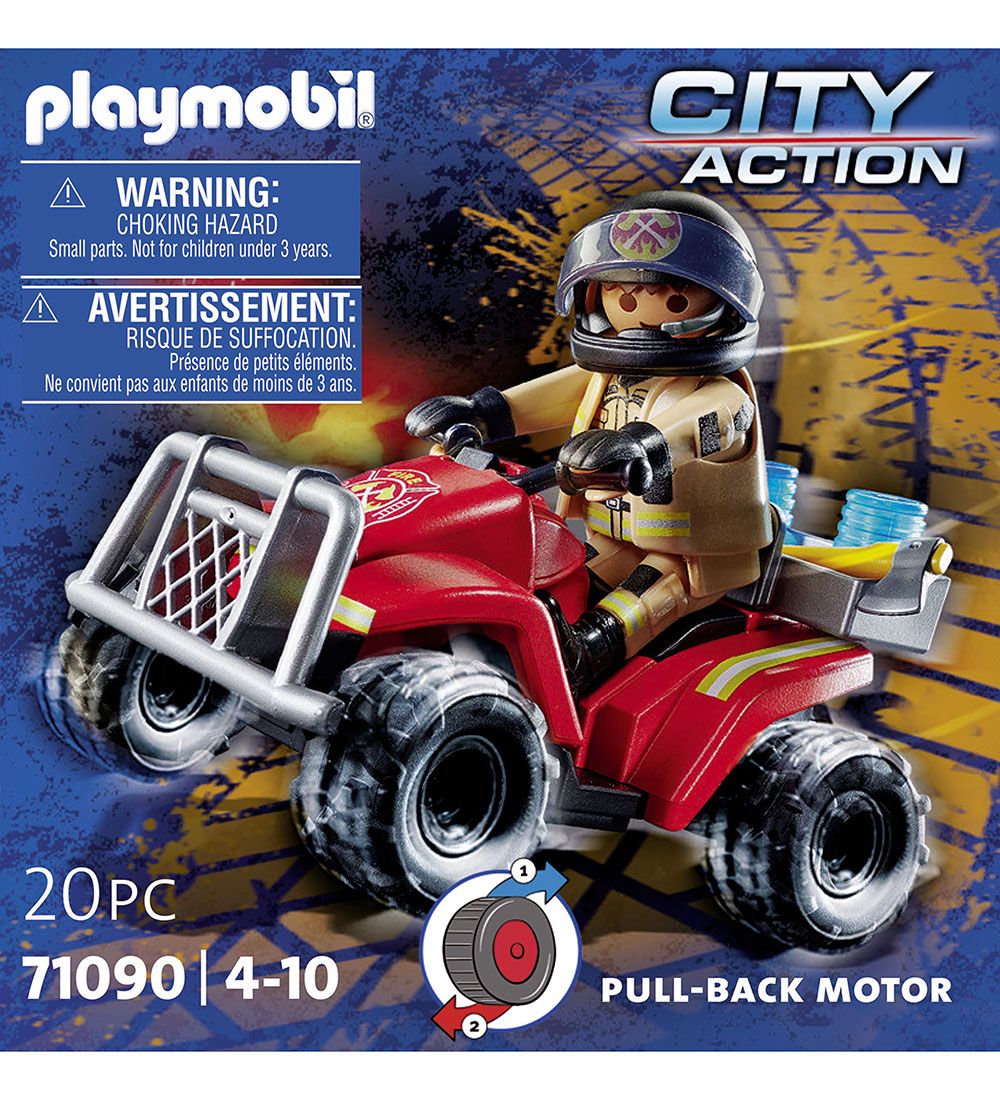 Playmobil City Action - Fire Department - Speed Quad - 71090 - 2