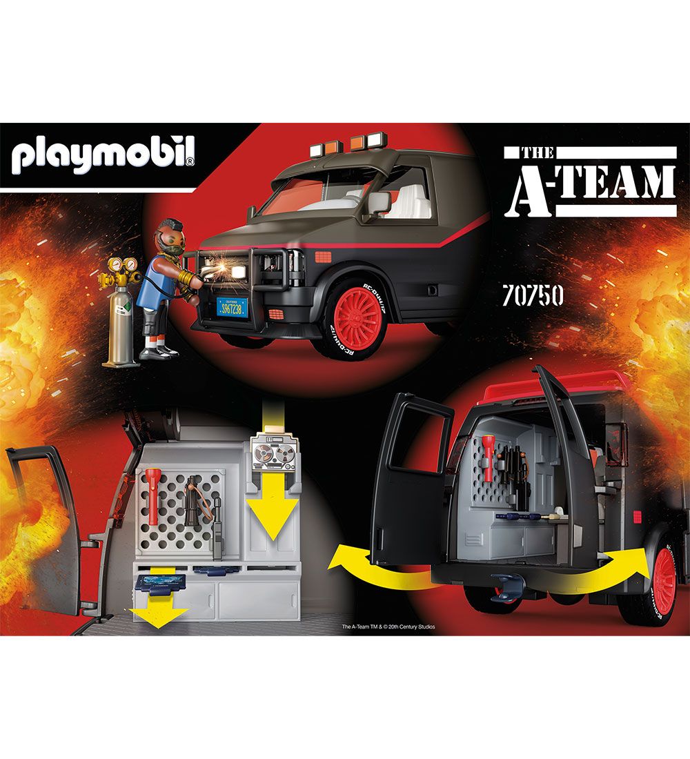Playmobil - The A-Team Van - 70750 - 69 Parts