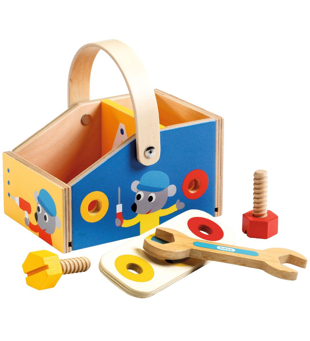 Djeco Wooden Toy - Toolbox
