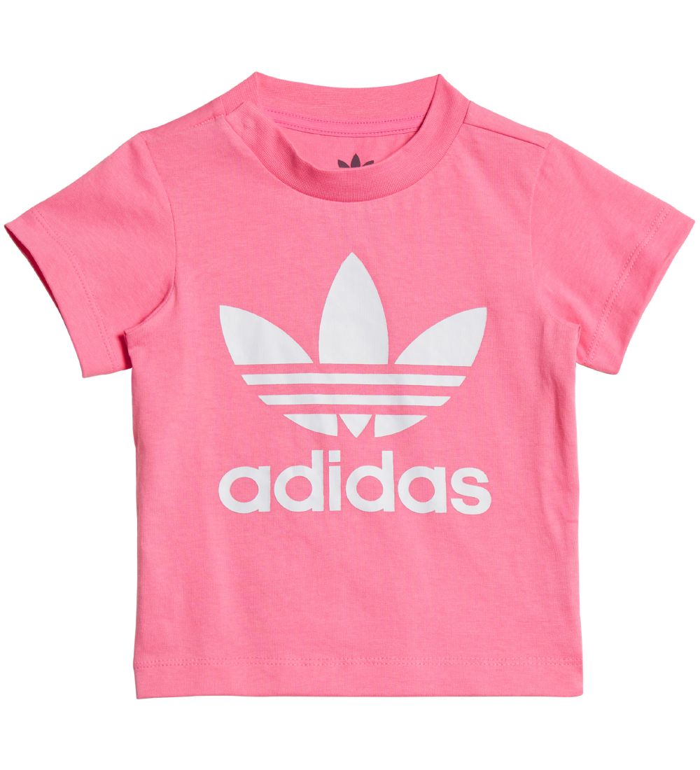 adidas Originals T-paita - Trefoil Tee - Vaaleanpunainen
