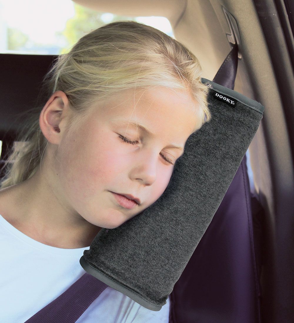 Dooky Seat belt-Cushion - Dark Grey