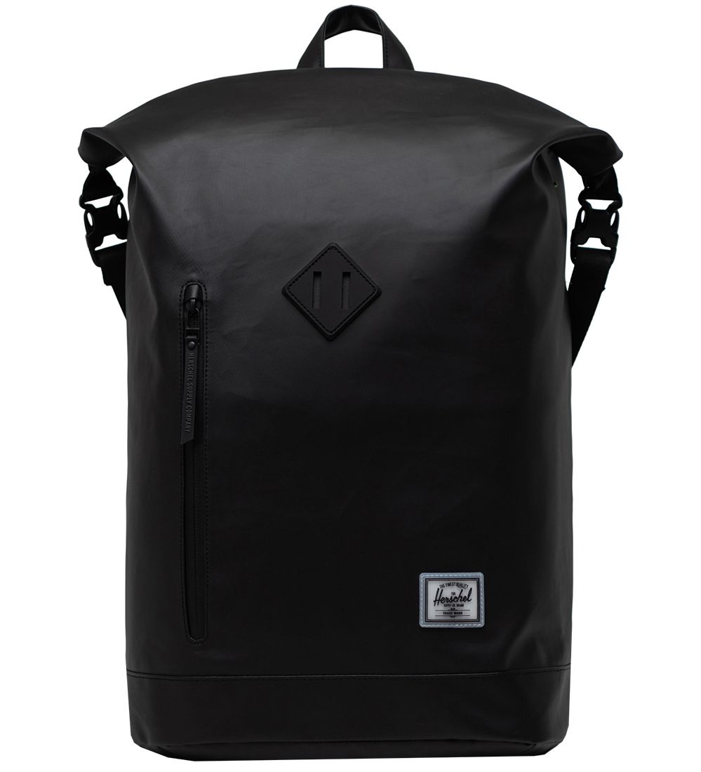 Herschel Backpack - PU - Roll Top - Black