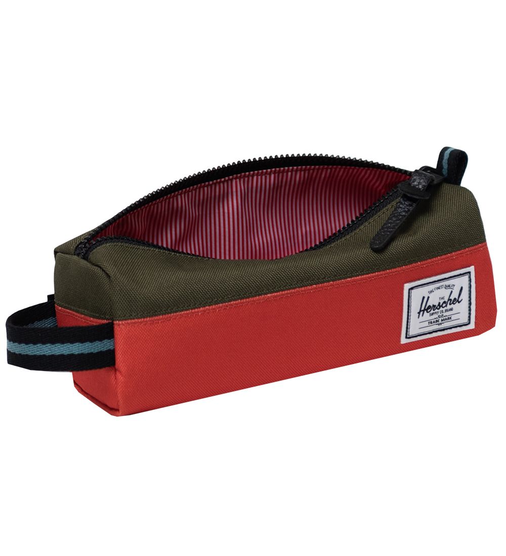 Herschel Pencil Case - Settlement Case - Chili/Black/Ivy