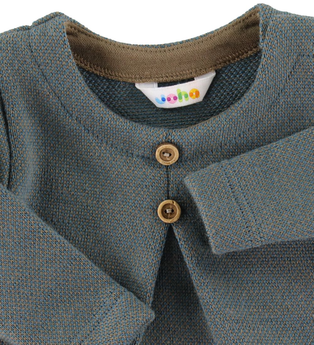 Joha Dress - Wool - Blue/Brown