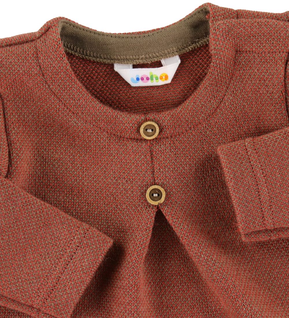 Joha Dress - Wool - Red/Brown