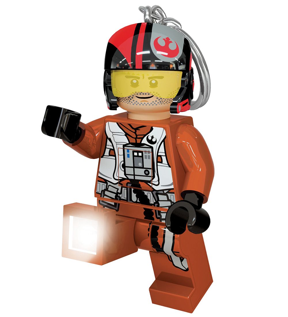 LEGO® Star Wars Keychain w. Flashlight - LEGO® Poe Dameron
