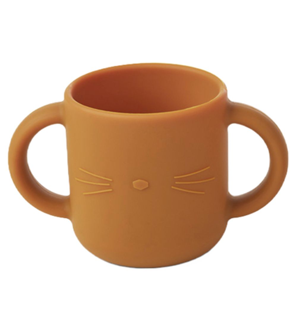 Liewood Cups - 2-Pack - Silicone - Gene - CAT Dark Rose