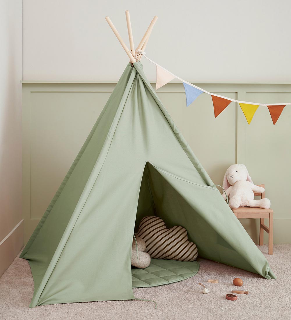 Kids Concept Play Tent - Tipi - Light Green