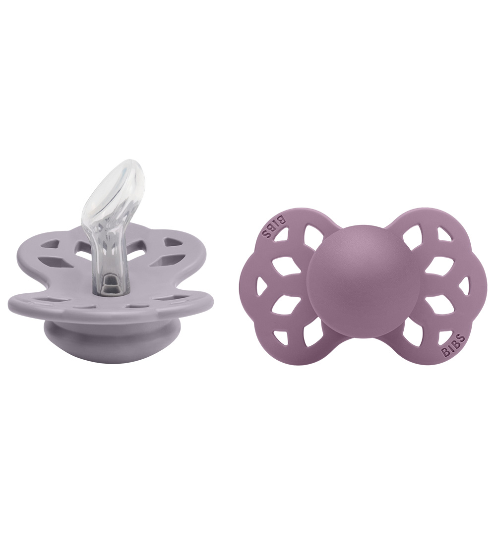 BIBS Infinity Pacifiers - 2-Pack - Size 1 - Anatomical - Fossil 
