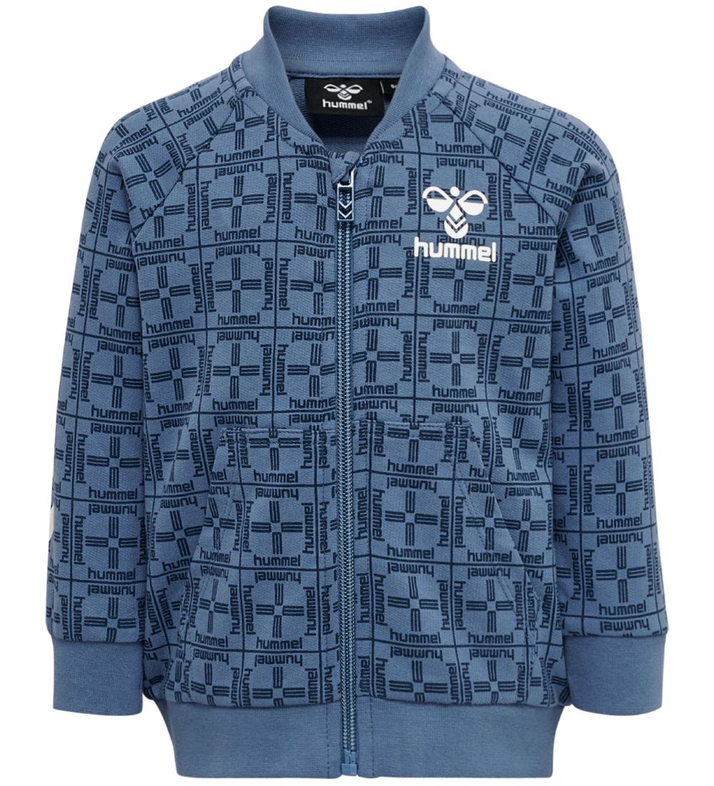 Hummel Cardigan - hmlTommy - Blue Horizon w. Print
